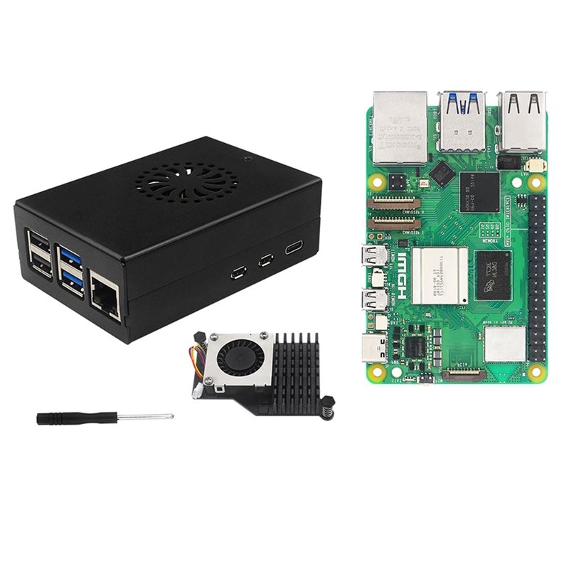 Raspberry Pi 5 8Gb Board - T23C – Starter-Kit von Irasptek für