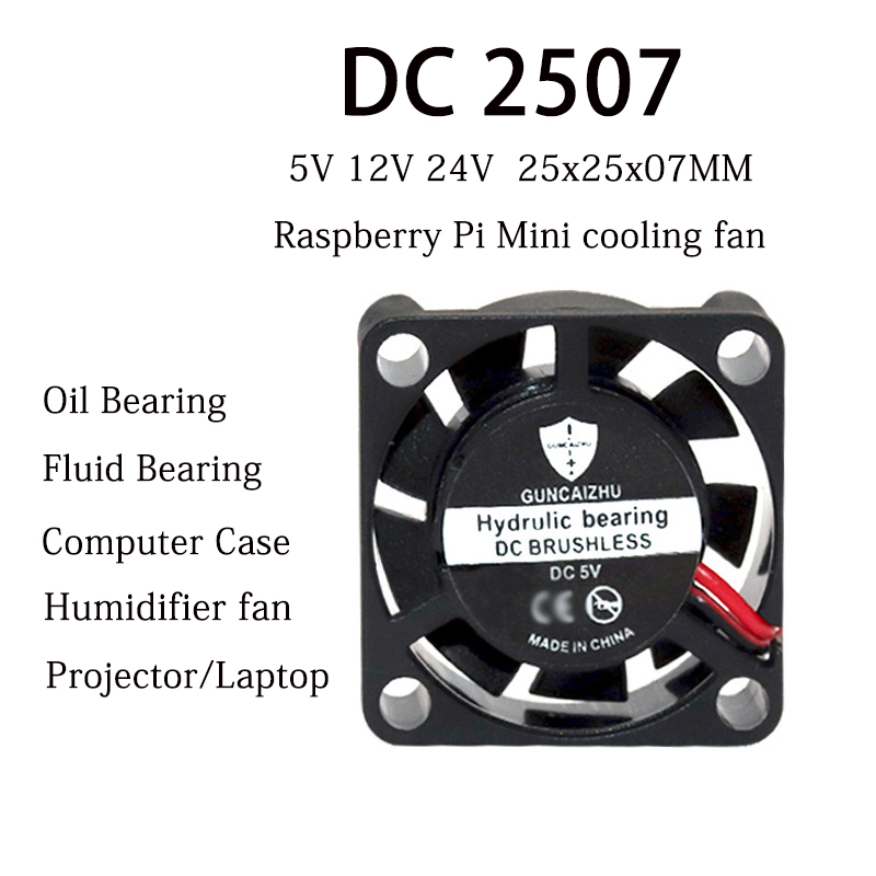 NEU 2507 Lüfter 25x25x7MM Ölla – Raspberry Pi Water Cooling Kit Bewertung und Preis